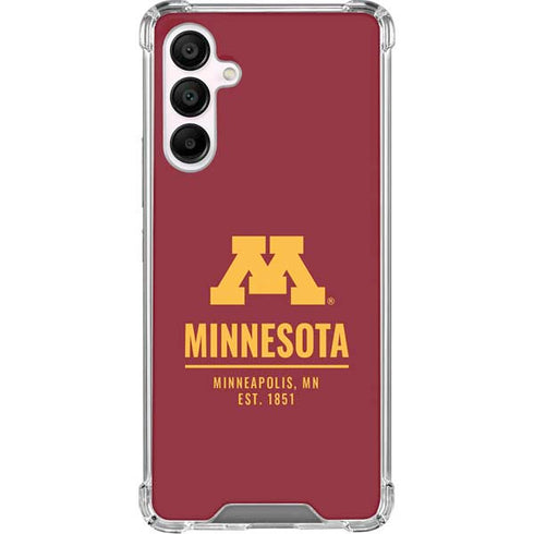 University of Minnesota Minneapolis MN Est 1851 Galaxy A16 5G Clear Case