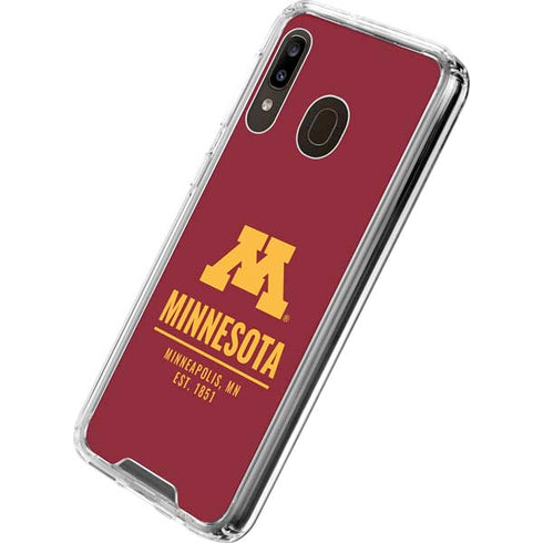 University of Minnesota Minneapolis MN Est 1851 Galaxy A30 Clear Case