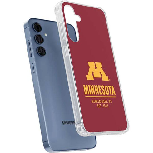 University of Minnesota Minneapolis MN Est 1851 Galaxy A55 5G Clear Case