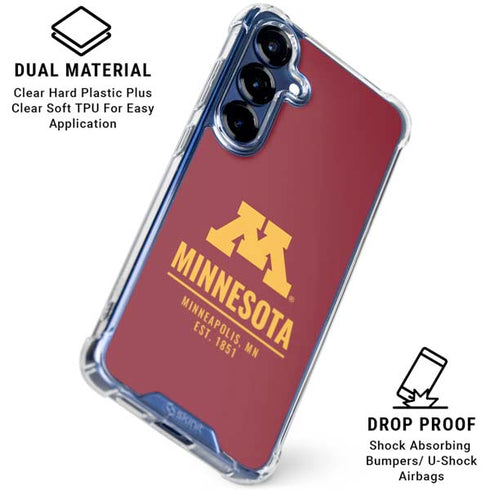 University of Minnesota Minneapolis MN Est 1851 Galaxy S25 Clear Case
