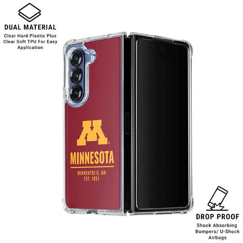 University of Minnesota Minneapolis MN Est 1851 Galaxy Z Fold6 Clear Case