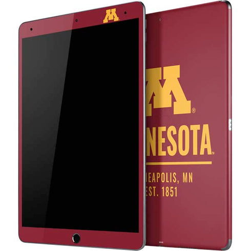 University of Minnesota Minneapolis MN Est 1851 iPad Skins