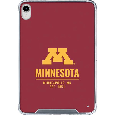 University of Minnesota Minneapolis MN Est 1851 iPad 11th Gen (2025) Clear Case