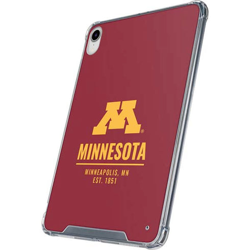 University of Minnesota Minneapolis MN Est 1851 iPad 11th Gen (2025) Clear Case