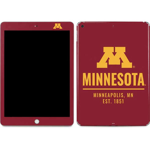 University of Minnesota Minneapolis MN Est 1851 Apple iPad Skin