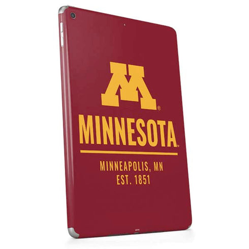 University of Minnesota Minneapolis MN Est 1851 Apple iPad Skin
