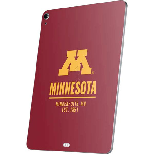 University of Minnesota Minneapolis MN Est 1851 Apple iPad Air Skin