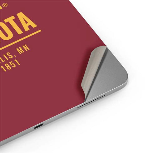 University of Minnesota Minneapolis MN Est 1851 Apple iPad Air Skin