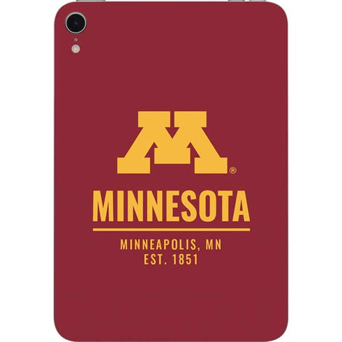 University of Minnesota Minneapolis MN Est 1851 Apple iPad Mini Skin