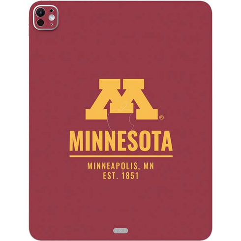 University of Minnesota Minneapolis MN Est 1851 iPad Pro 13in M4 (2024) Skin