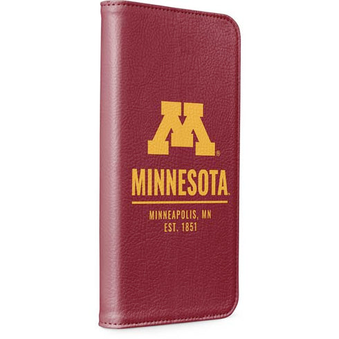 University of Minnesota Minneapolis MN Est 1851 iPhone 15 Plus Folio Case