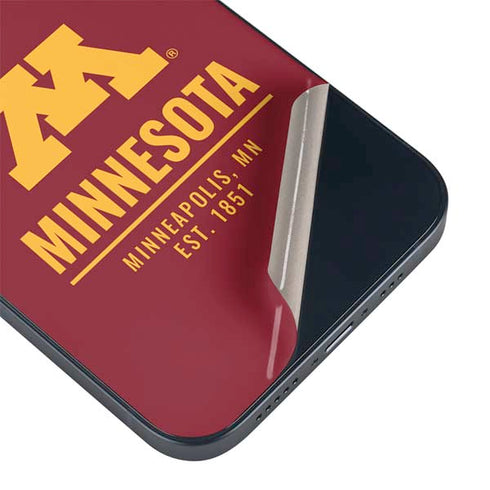 University of Minnesota Minneapolis MN Est 1851 iPhone 15 Skin