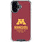University of Minnesota Minneapolis MN Est 1851 iPhone 16 Plus Clear Case