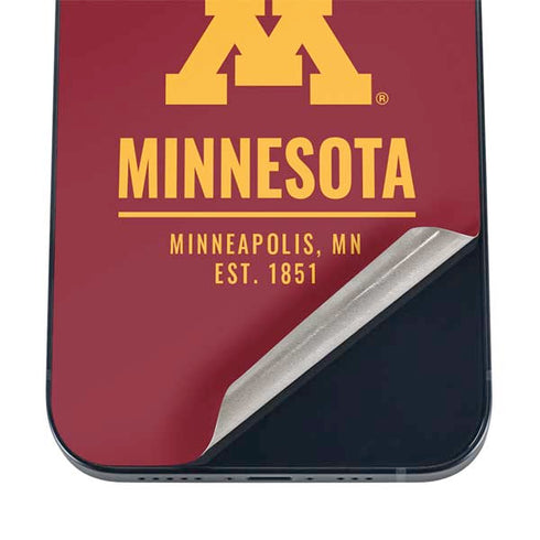 University of Minnesota Minneapolis MN Est 1851 iPhone 16 Skin