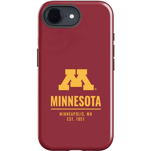 University of Minnesota Minneapolis MN Est 1851 iPhone 16e Impact Case