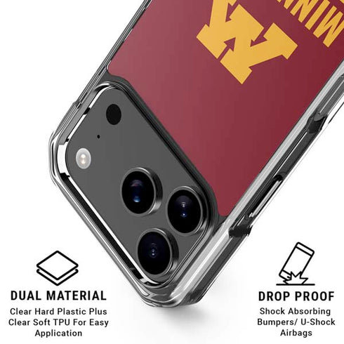 University of Minnesota Minneapolis MN Est 1851 iPhone 18 Pro Clear Case