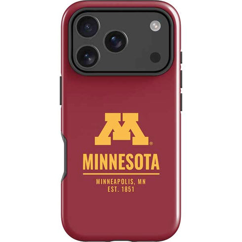 University of Minnesota Minneapolis MN Est 1851 iPhone 18 Pro Impact Case