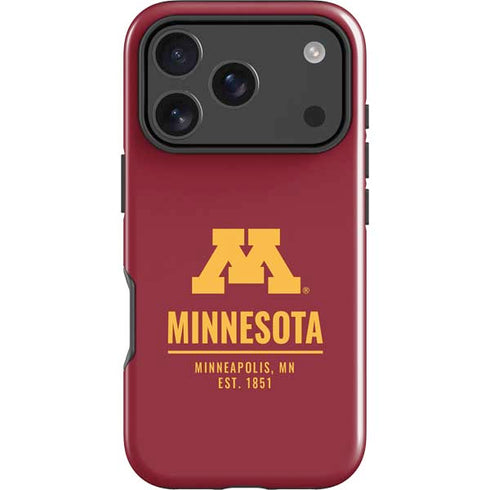 University of Minnesota Minneapolis MN Est 1851 iPhone 18 Pro Max Impact Case