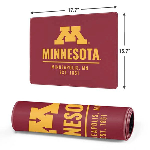 University of Minnesota Minneapolis MN Est 1851 Gaming Mouse Pad