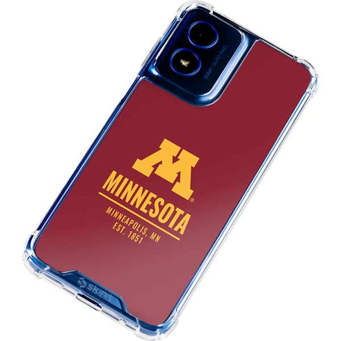University of Minnesota Minneapolis MN Est 1851 Moto G 5G (2024) Clear Case
