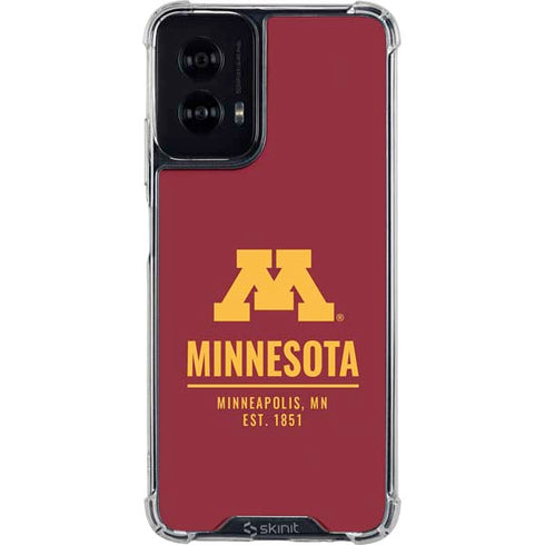 University of Minnesota Minneapolis MN Est 1851 Moto G Power 5G (2024) Clear Case