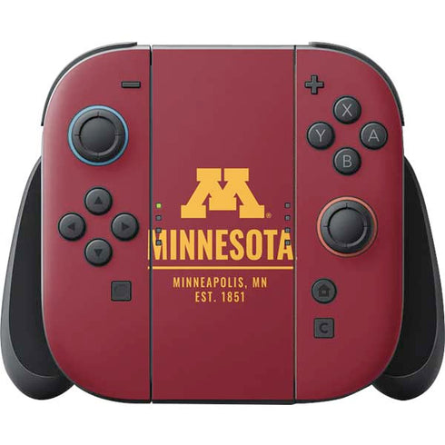 University of Minnesota Minneapolis MN Est 1851 Nintendo Switch 2 (2025) Joy-Con Controller Skin