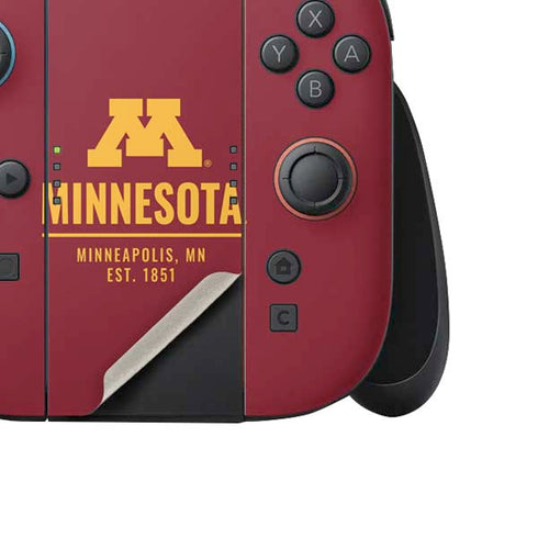 University of Minnesota Minneapolis MN Est 1851 Nintendo Switch 2 (2025) Joy-Con Controller Skin