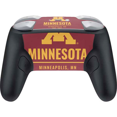 University of Minnesota Minneapolis MN Est 1851 Nintendo Switch 2 (2025) Pro Controller Skin