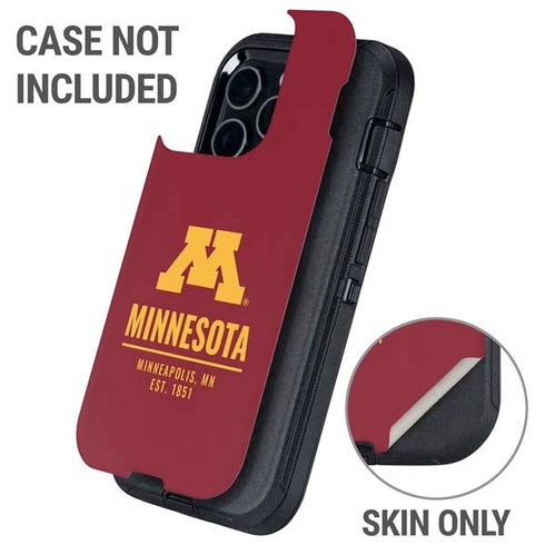 University of Minnesota Minneapolis MN Est 1851 Otterbox Defender iPhone Skin
