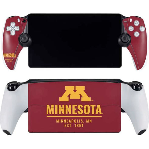 University of Minnesota Minneapolis MN Est 1851 PlayStation Portal Remote Player Skin
