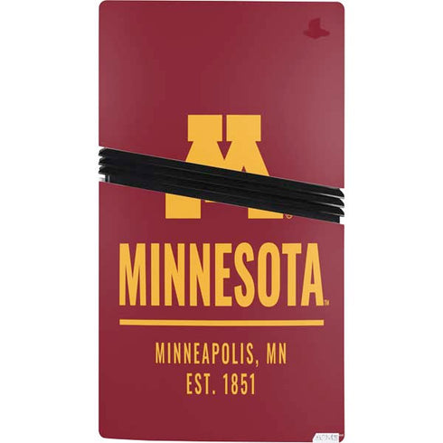 University of Minnesota Minneapolis MN Est 1851 PS5 Pro Console Skin