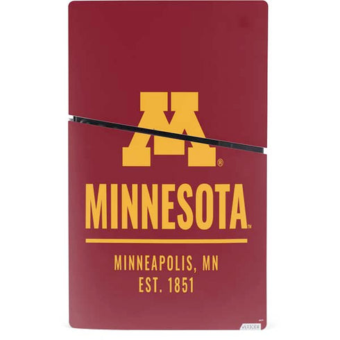 University of Minnesota Minneapolis MN Est 1851 PS5 Slim Digital Edition Console Skin