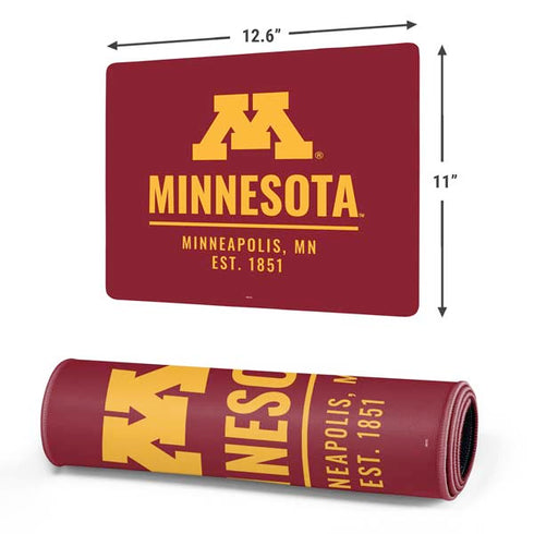 University of Minnesota Minneapolis MN Est 1851 Gaming Mouse Pad