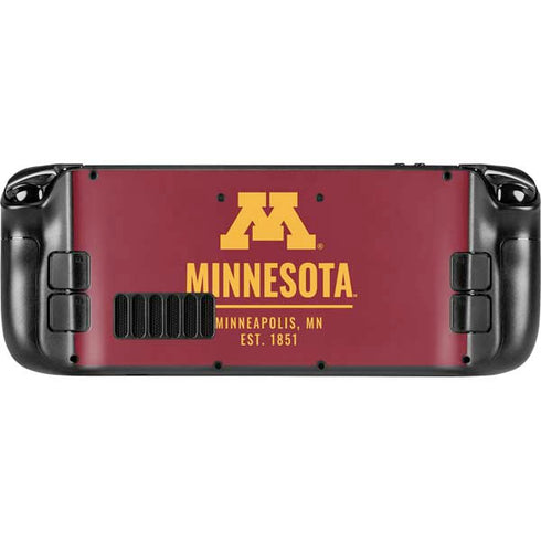 University of Minnesota Minneapolis MN Est 1851 Steam Deck Handheld Gaming Computer OLED Skin