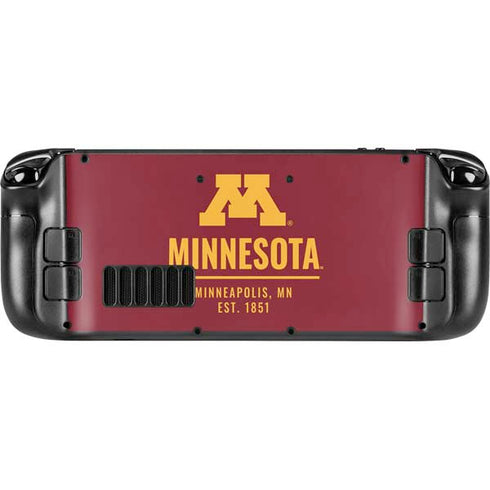 University of Minnesota Minneapolis MN Est 1851 Steam Deck Handheld Gaming Computer Skin