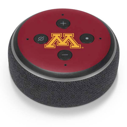 University of Minnesota M Logo Amazon Echo Dot Skin