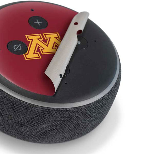University of Minnesota M Logo Amazon Echo Dot Skin