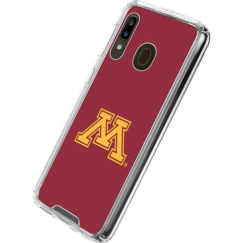 University of Minnesota M Logo Galaxy A30 Clear Case