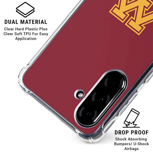 University of Minnesota M Logo Galaxy A36 5G Clear Case