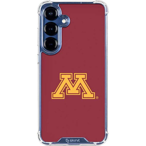 University of Minnesota M Logo Galaxy S25 Plus Clear Case