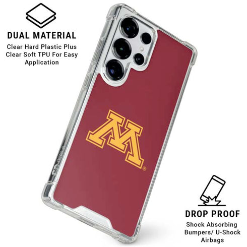 University of Minnesota M Logo Galaxy S25 Ultra Clear Case