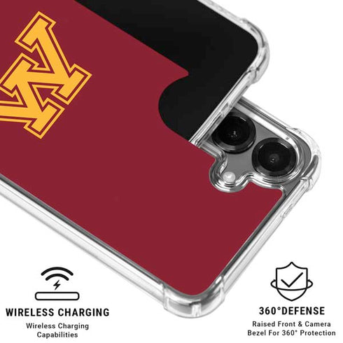 University of Minnesota M Logo Galaxy S26 Clear Case