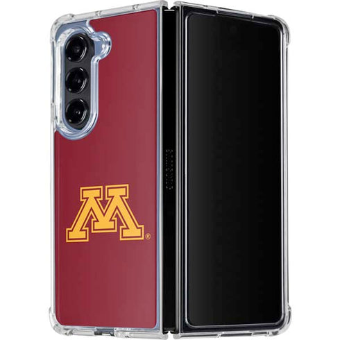University of Minnesota M Logo Galaxy Z Fold5 5G Clear Case