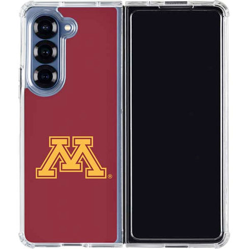 University of Minnesota M Logo Galaxy Z Fold6 Clear Case