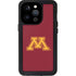 University of Minnesota M Logo iPhone 15 Pro Waterproof Case