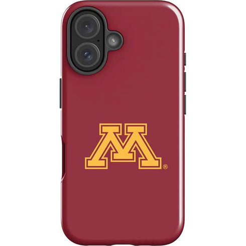 University of Minnesota M Logo iPhone 16 Plus Impact Case