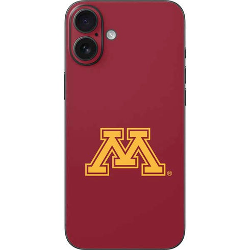 University of Minnesota M Logo iPhone 16 Plus Skin