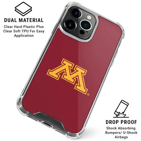 University of Minnesota M Logo iPhone 16 Pro Max Clear Case