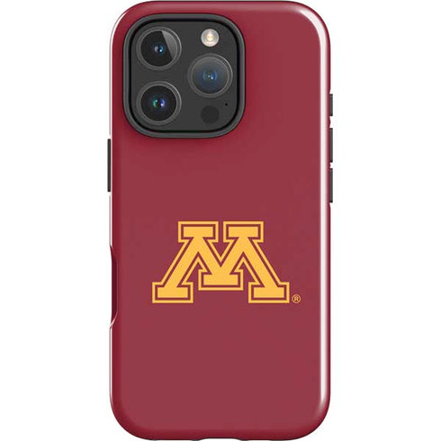University of Minnesota M Logo iPhone 16 Pro Max Impact Case