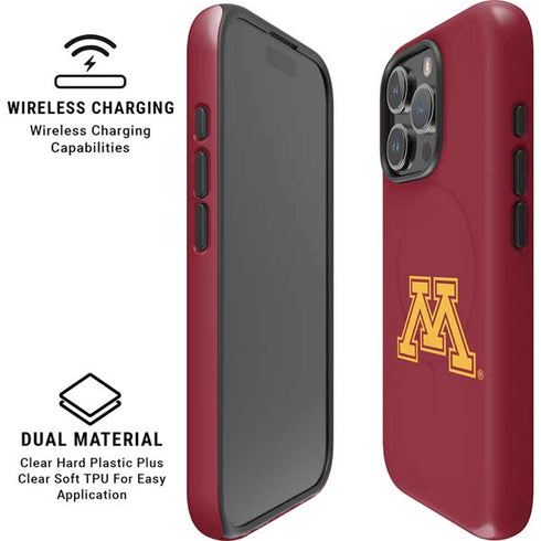 University of Minnesota M Logo iPhone 16 Pro Max Magsafe Impact Case